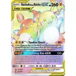 Raichu & Alolan Raichu GX