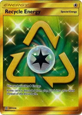 Recycle Energy Unified Minds Pokemon Card 257 236