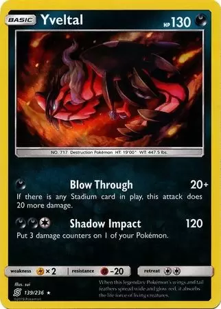 Unified Minds - Yveltal Holo