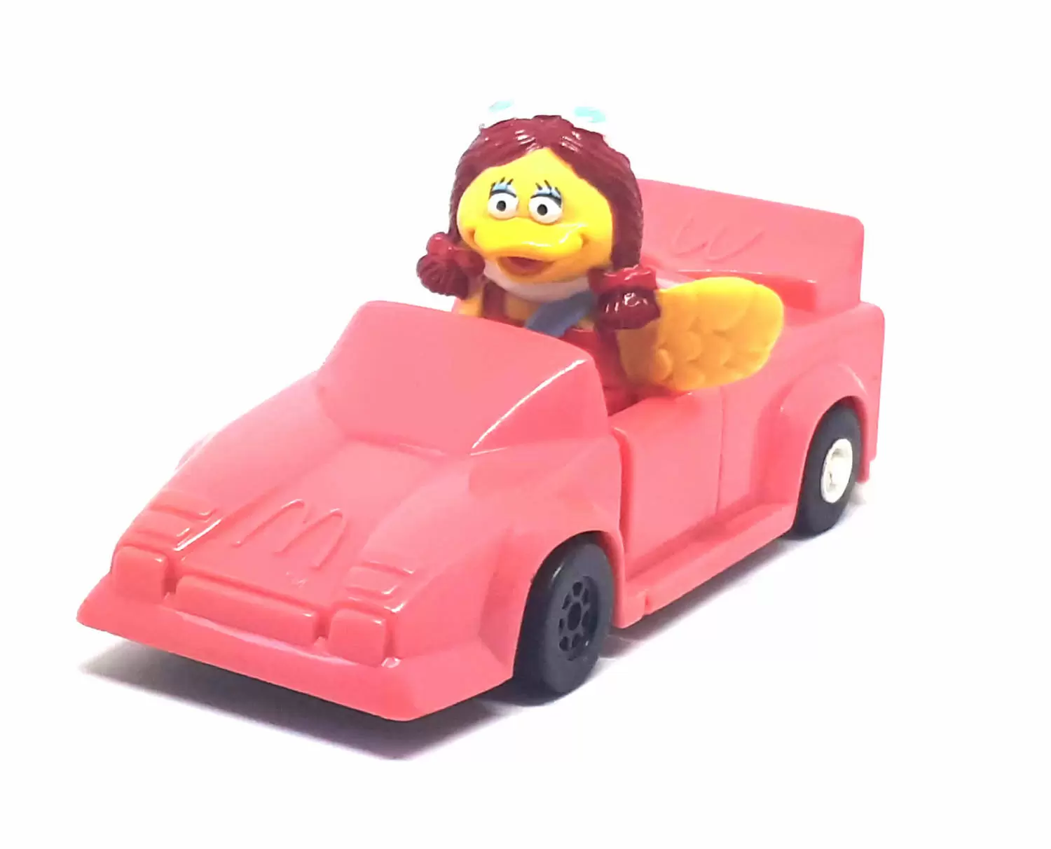 4 Vintage McDonalds Happy Meal Toys Turbo Macs Birdie in Pink Racer New 1988
