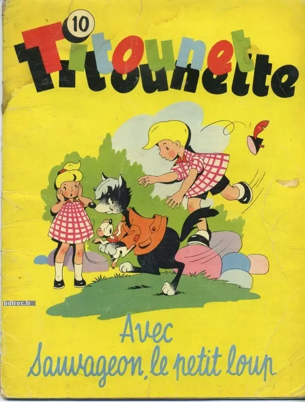 Titounet et Titounette - Titounet Titounette avec Sauvageon, le petit loup