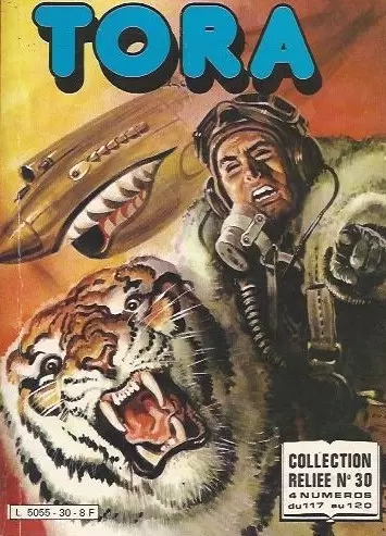 Tora - Les tigres volants - Collection reliée N°30 (du n°117 au n°120)