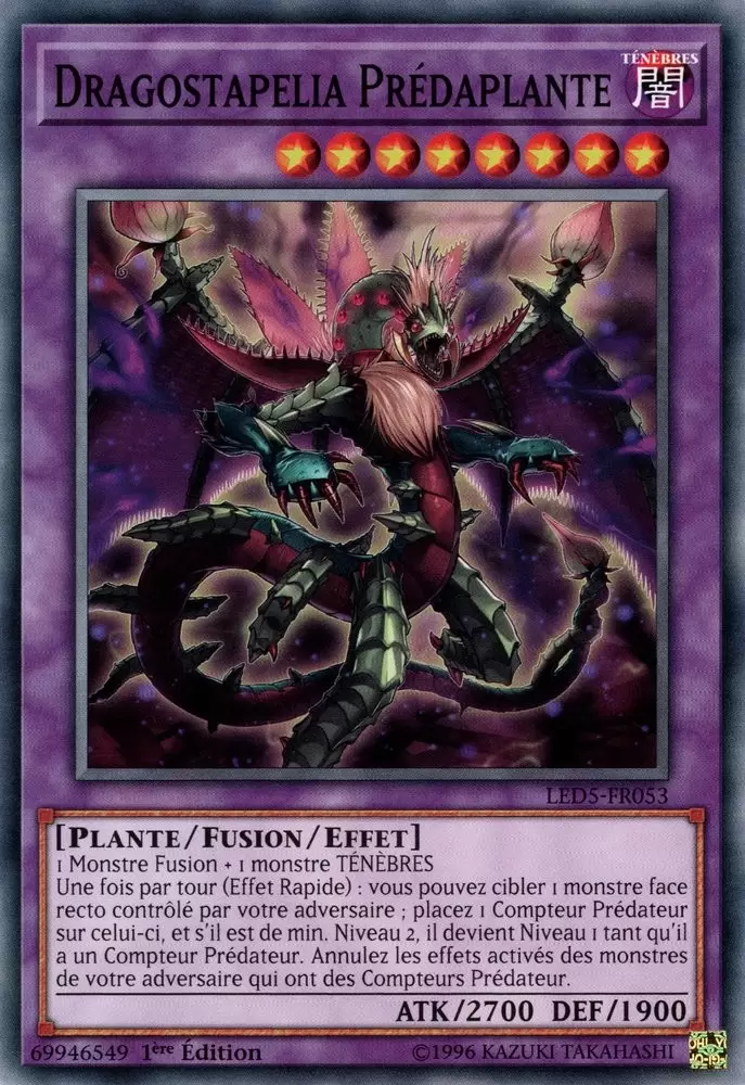 Pack du Duelliste - Les Duellistes Légendaires Destinée Immortelle LED5 - Dragostapelia Prédaplante
