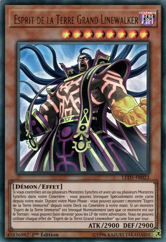 Pack du Duelliste - Les Duellistes Légendaires Destinée Immortelle LED5 - Esprit de la Terre Grand Linewalker