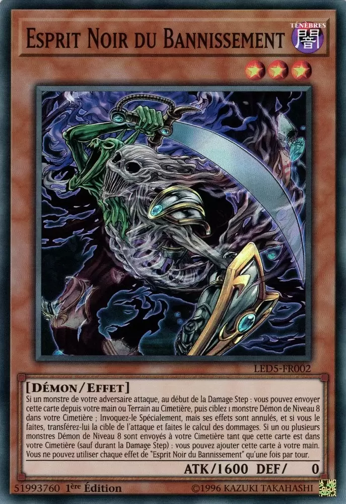Pack du Duelliste - Les Duellistes Légendaires Destinée Immortelle LED5 - Esprit Noir du Bannissement