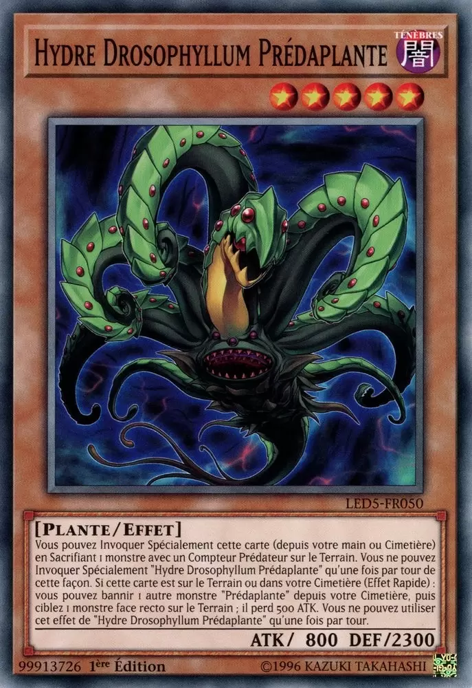 Pack du Duelliste - Les Duellistes Légendaires Destinée Immortelle LED5 - Hydre Drosophyllum Prédaplante