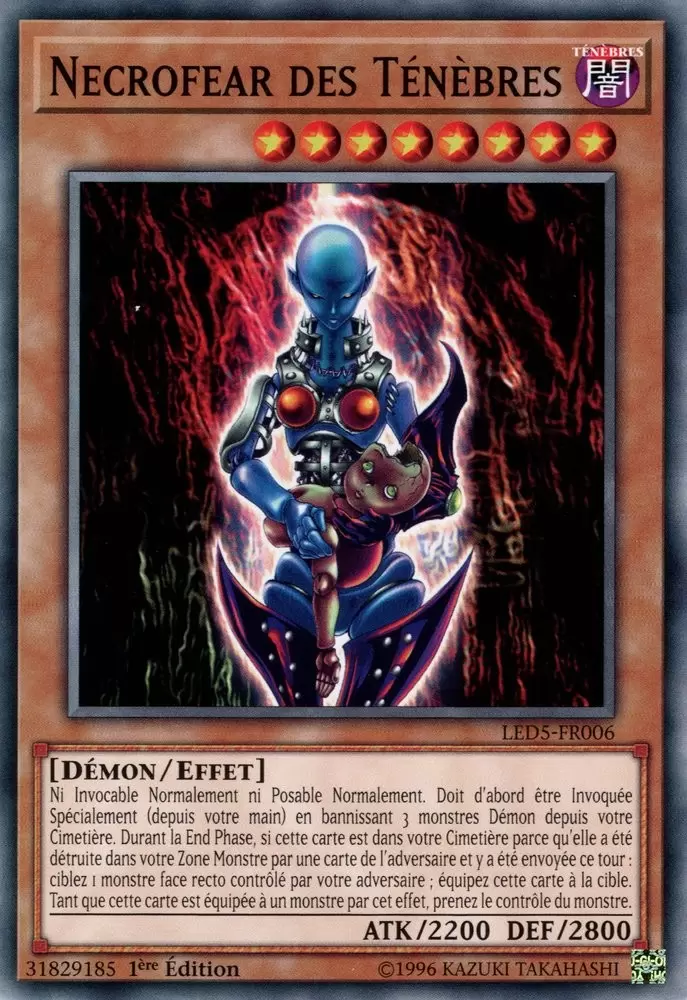 Pack du Duelliste - Les Duellistes Légendaires Destinée Immortelle LED5 - Necrofear des Ténèbres