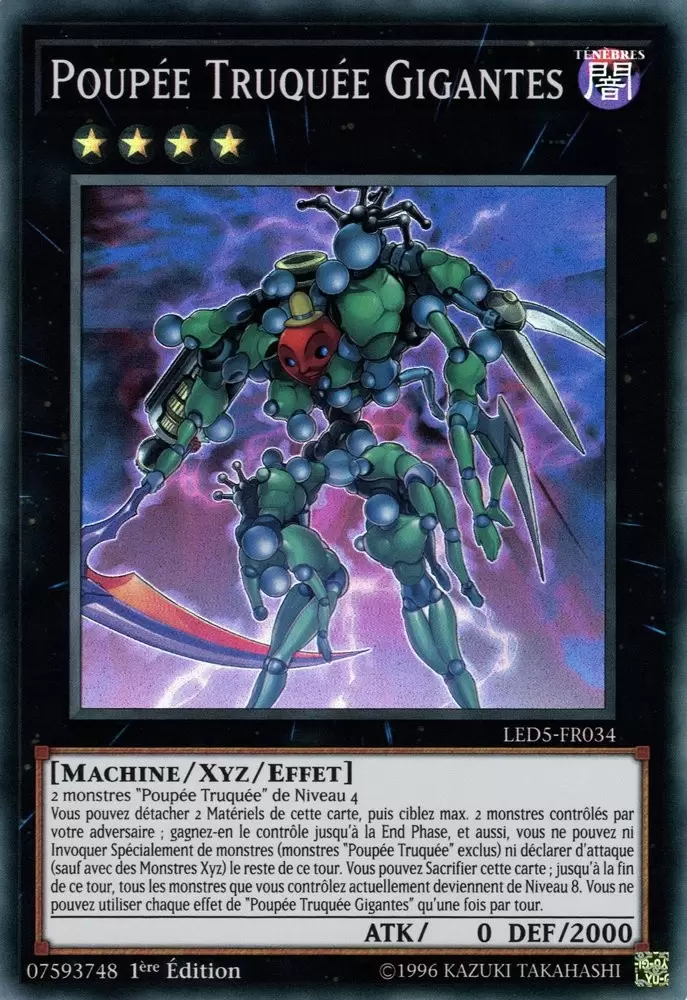 Pack du Duelliste - Les Duellistes Légendaires Destinée Immortelle LED5 - Poupée Truquée Gigantes