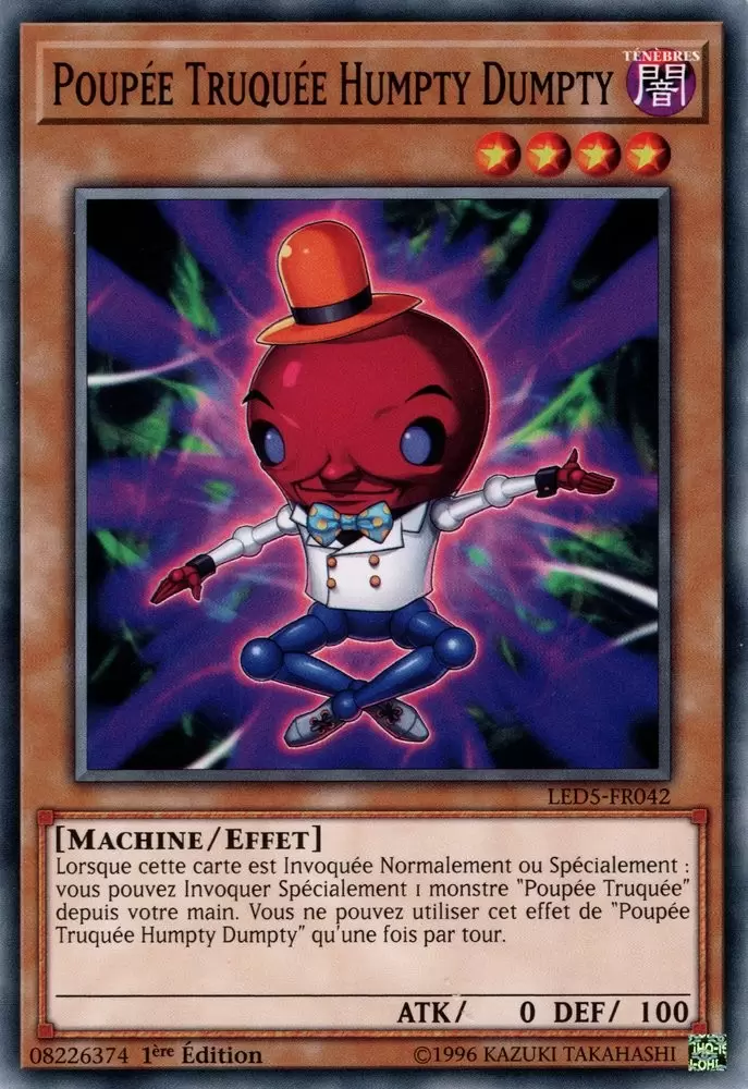 Pack du Duelliste - Les Duellistes Légendaires Destinée Immortelle LED5 - Poupée Truquée Humpty Dumpty