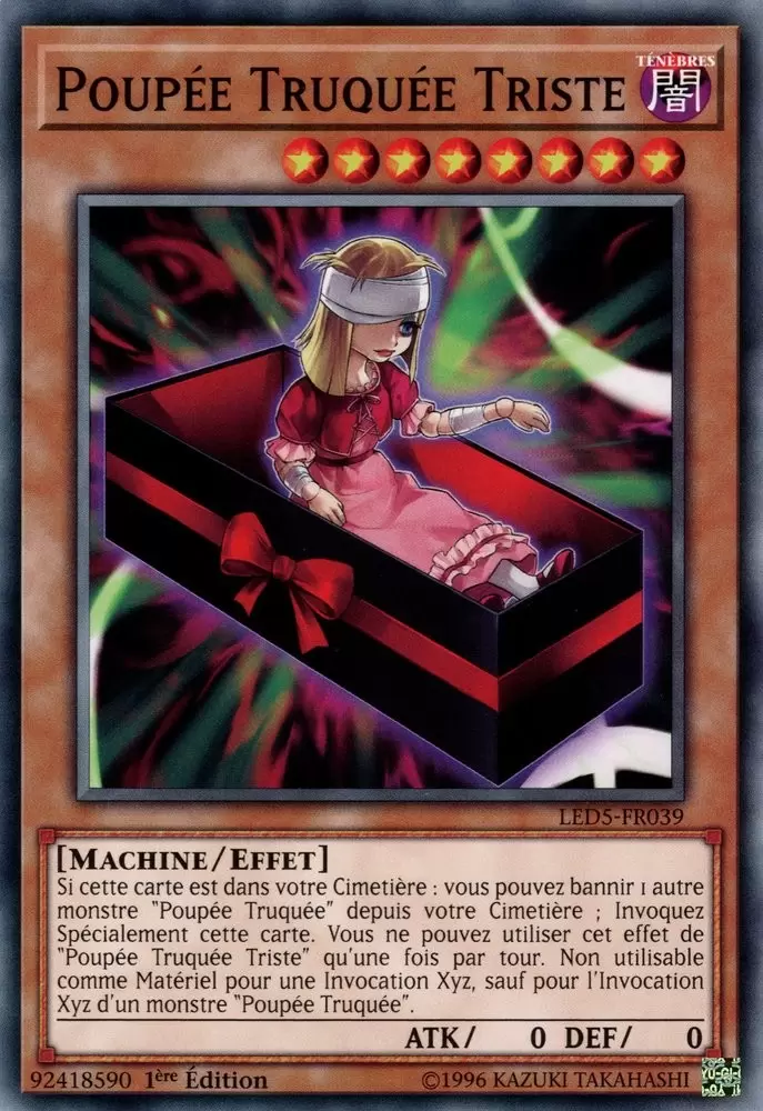 Pack du Duelliste - Les Duellistes Légendaires Destinée Immortelle LED5 - Poupée Truquée Triste
