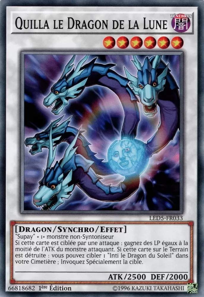 Pack du Duelliste - Les Duellistes Légendaires Destinée Immortelle LED5 - Quilla le Dragon de la Lune