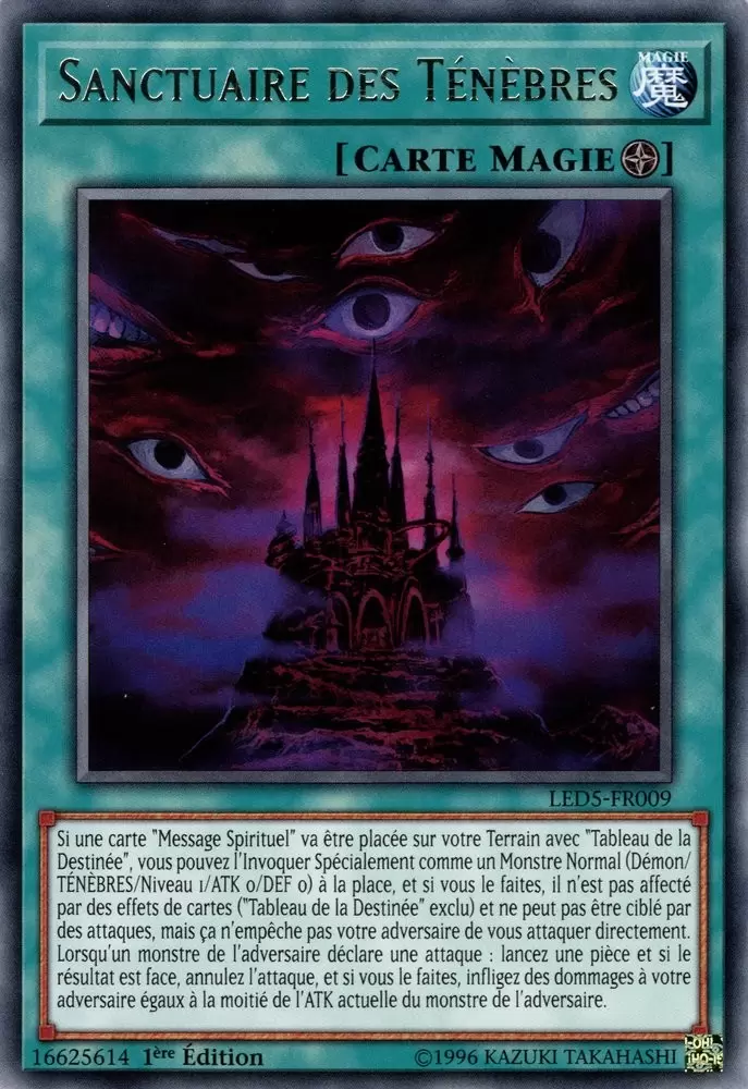 Pack du Duelliste - Les Duellistes Légendaires Destinée Immortelle LED5 - Sanctuaire des Ténèbres