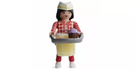 Playmobil 1x figure figures figuren serie 12  9242 pastry chef cook 