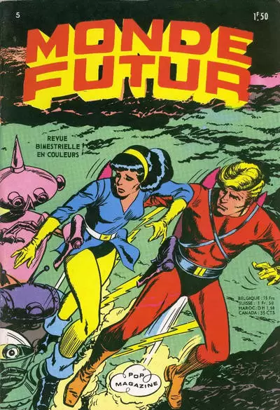 Monde Futur - 2ème série (Pop Magazine/Cosmos) - Adam Strange - Les robots de la préhistoire