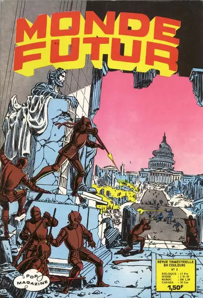 Monde Futur - 2ème série (Pop Magazine/Cosmos) - Adam Strange - la bête aux yeux de flammes