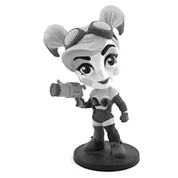 Lil DC Comics Bombshells - Harley Quinn w/Gun (Black & White)