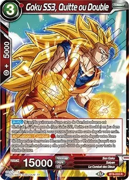 Malicious Machinations [BT8] - Goku SS3, Quitte ou Double