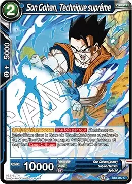 Malicious Machinations [BT8] - Son Gohan, Technique suprême