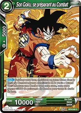 Malicious Machinations [BT8] - Son Goku, se préparant au Combat