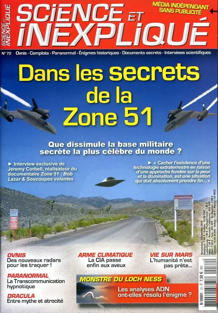 Science et Inexpliqué - Dans les secrets de la Zone 51