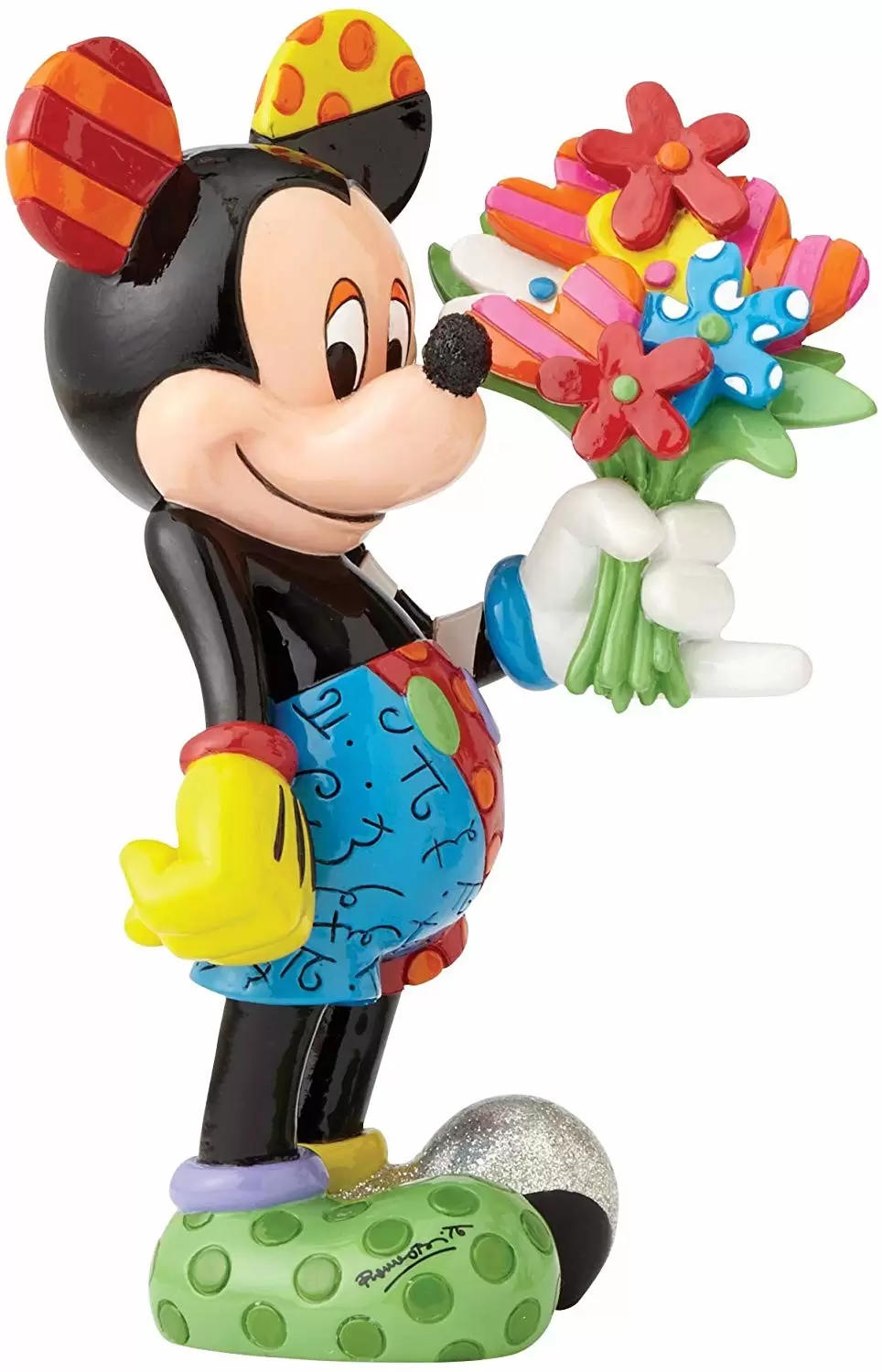 Britto - Disney by Romero Britto - Mickey Mouse avec fleurs