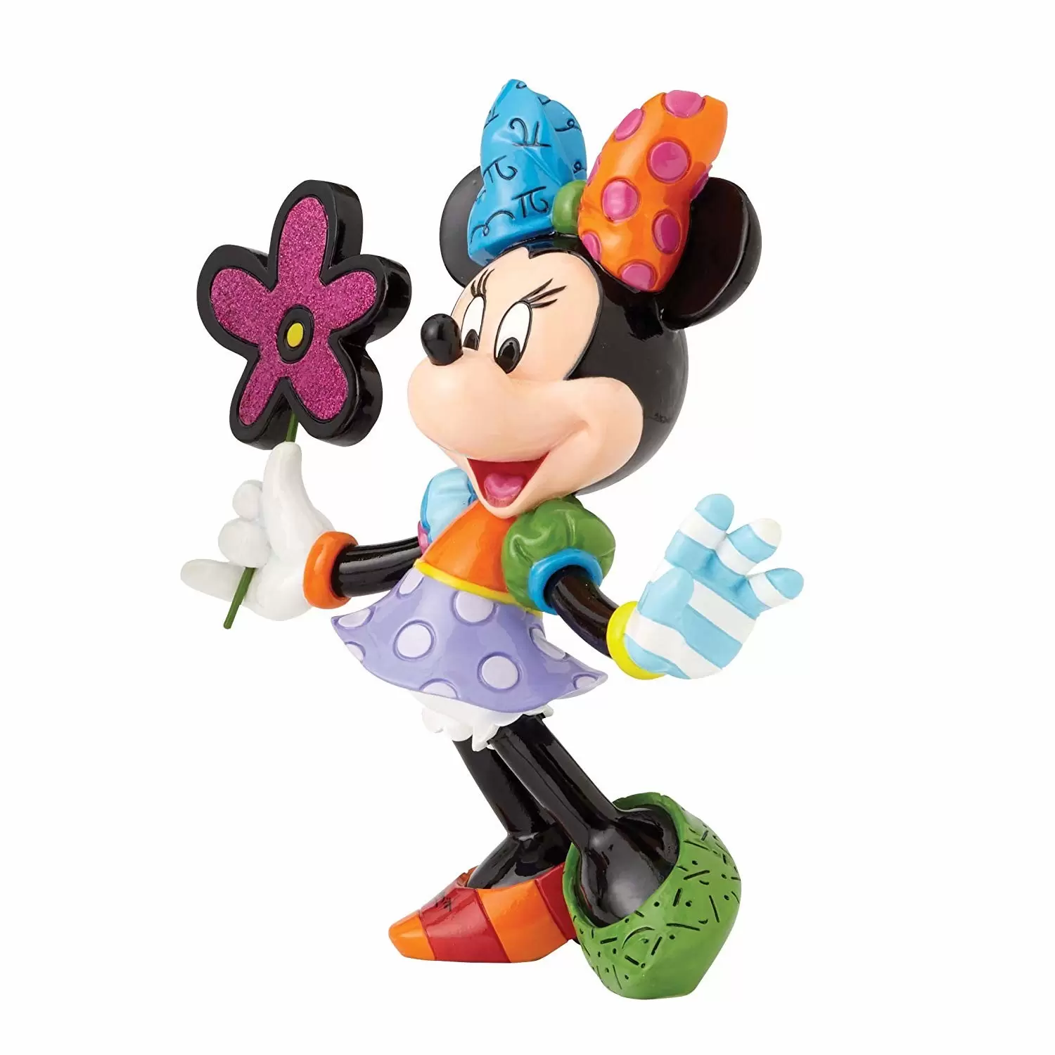 Britto - Disney by Romero Britto - Minnie Mouse avec fleurs