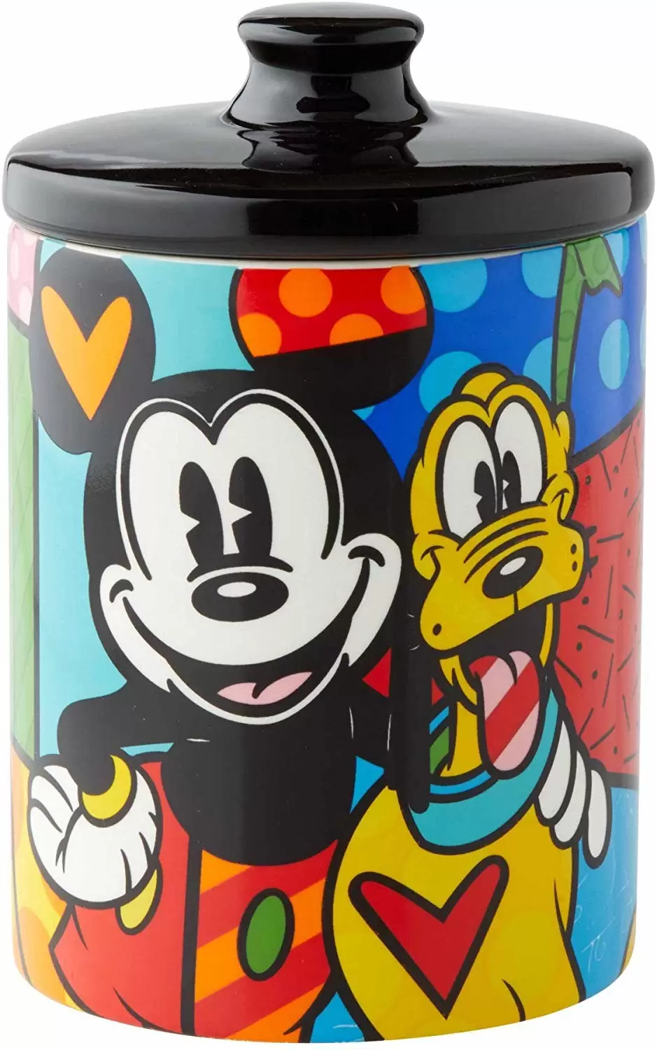 Britto - Disney by Romero Britto - Mickey & Pluto Canister Cookie Jar