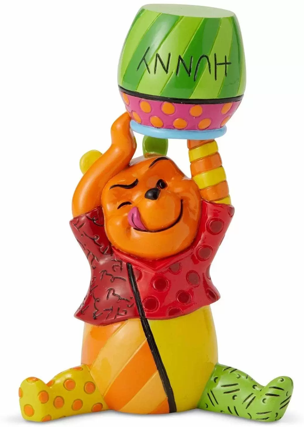 Britto - Disney by Romero Britto - Winnie the Pooh avec pot de miel