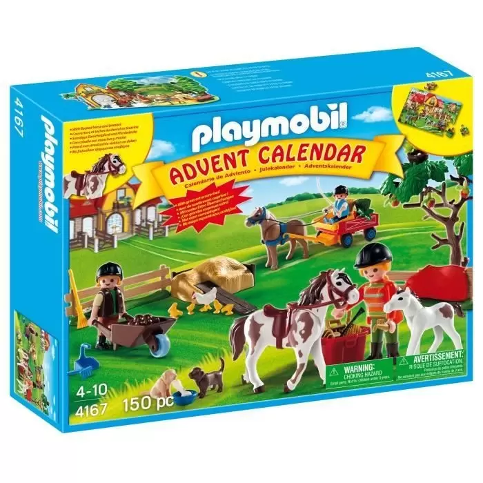Playmobil advent calendars - Advent Calendar Pony Farm with great additional surprises