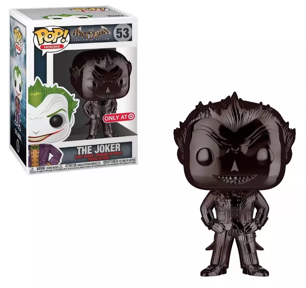 POP! Heroes - Batman Arkham Asylum - The Joker (Black Chrome)