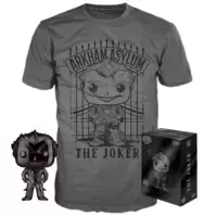 Batman Arkham Asylum - The Joker (Black Chrome) + T-Shirt