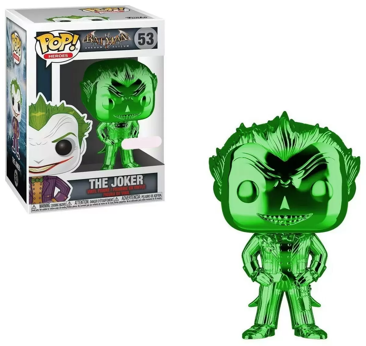 POP! Heroes - Batman Arkham Asylum - The Joker (Green Chrome)