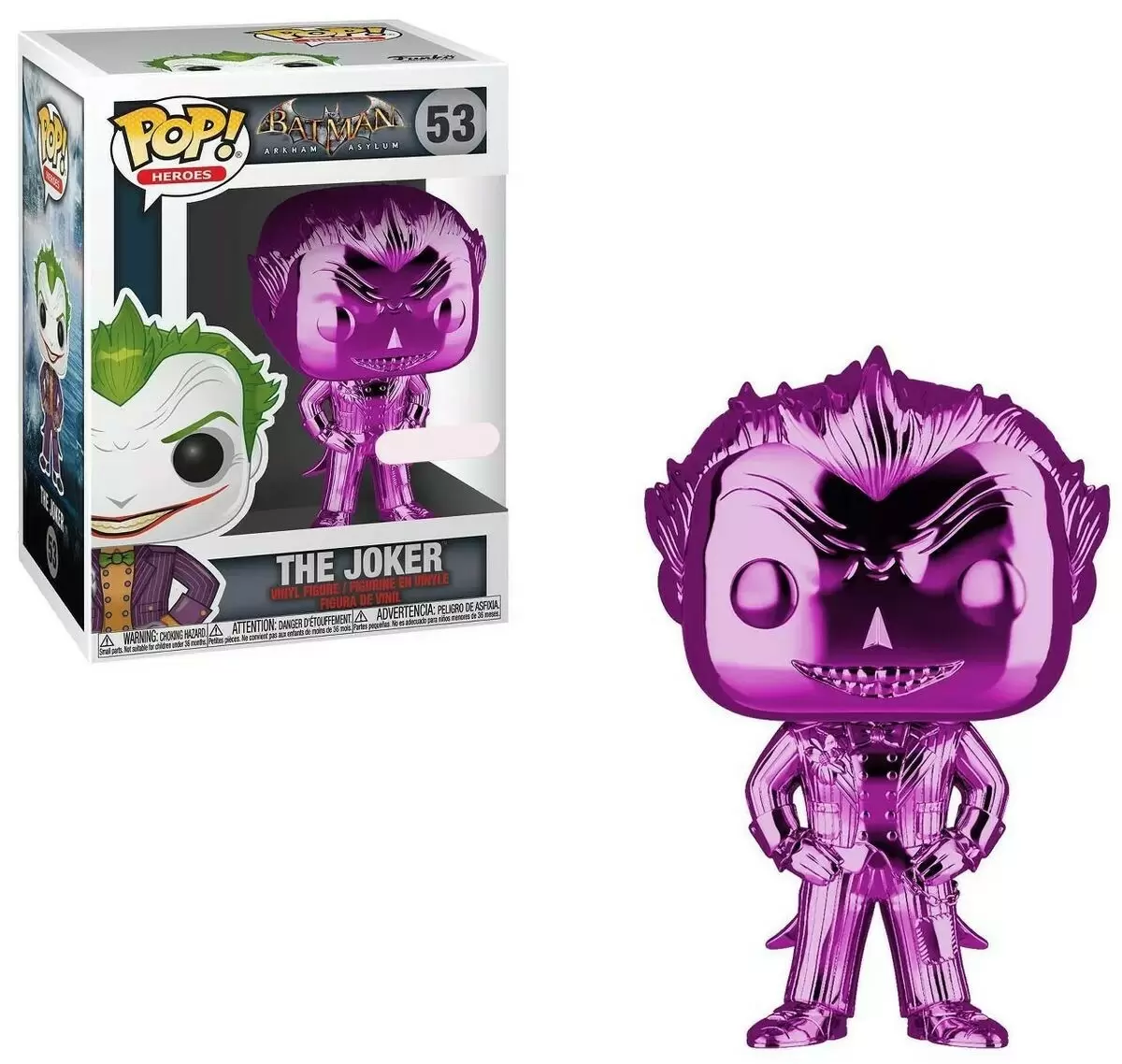 POP! Heroes - Batman Arkham Asylum - The Joker (Purple Chrome)