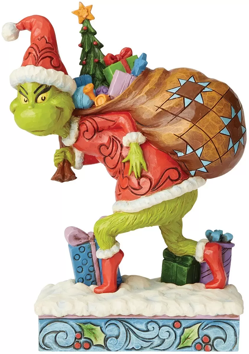 Dr Seuss by Jim Shore - Heartwood Creek Grinch Tip Toeing