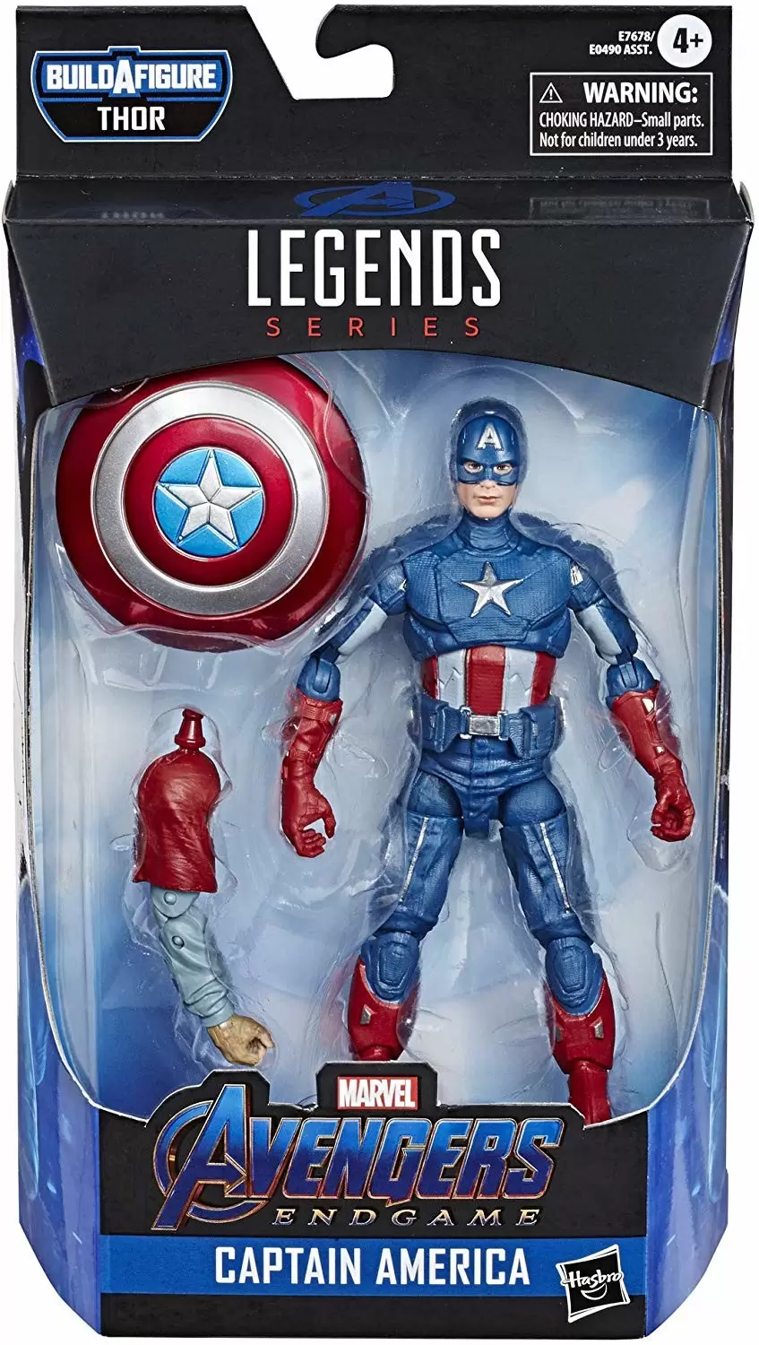 Captain America - figurine E7678/E0490 Marvel Legends Series 6