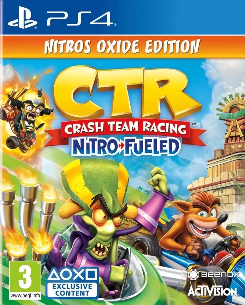 Jeux PS4 - Crash Team Racing Nitro-Fueled Edition Nitros Oxide