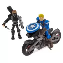 Captain America Motorcycle Set