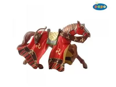 PAPO - Cheval du chevalier ottoman rouge