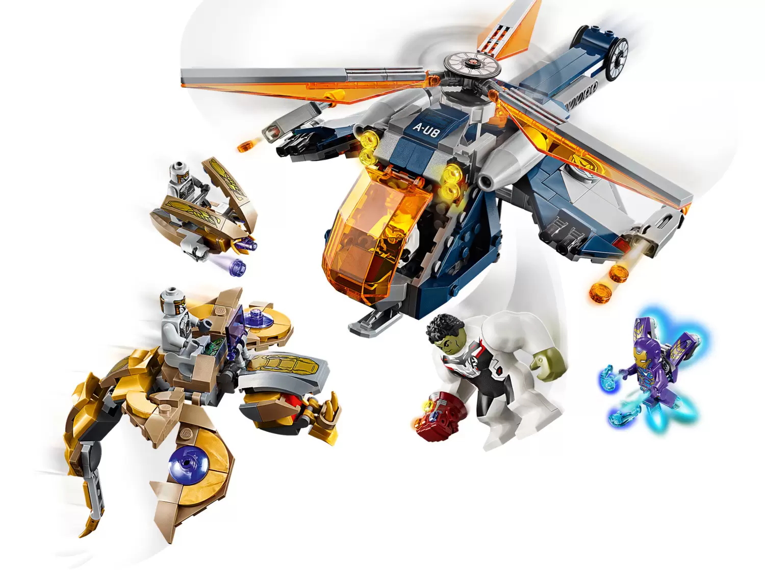 LEGO MARVEL Super Heroes - Avengers Hulk Helicopter Rescue