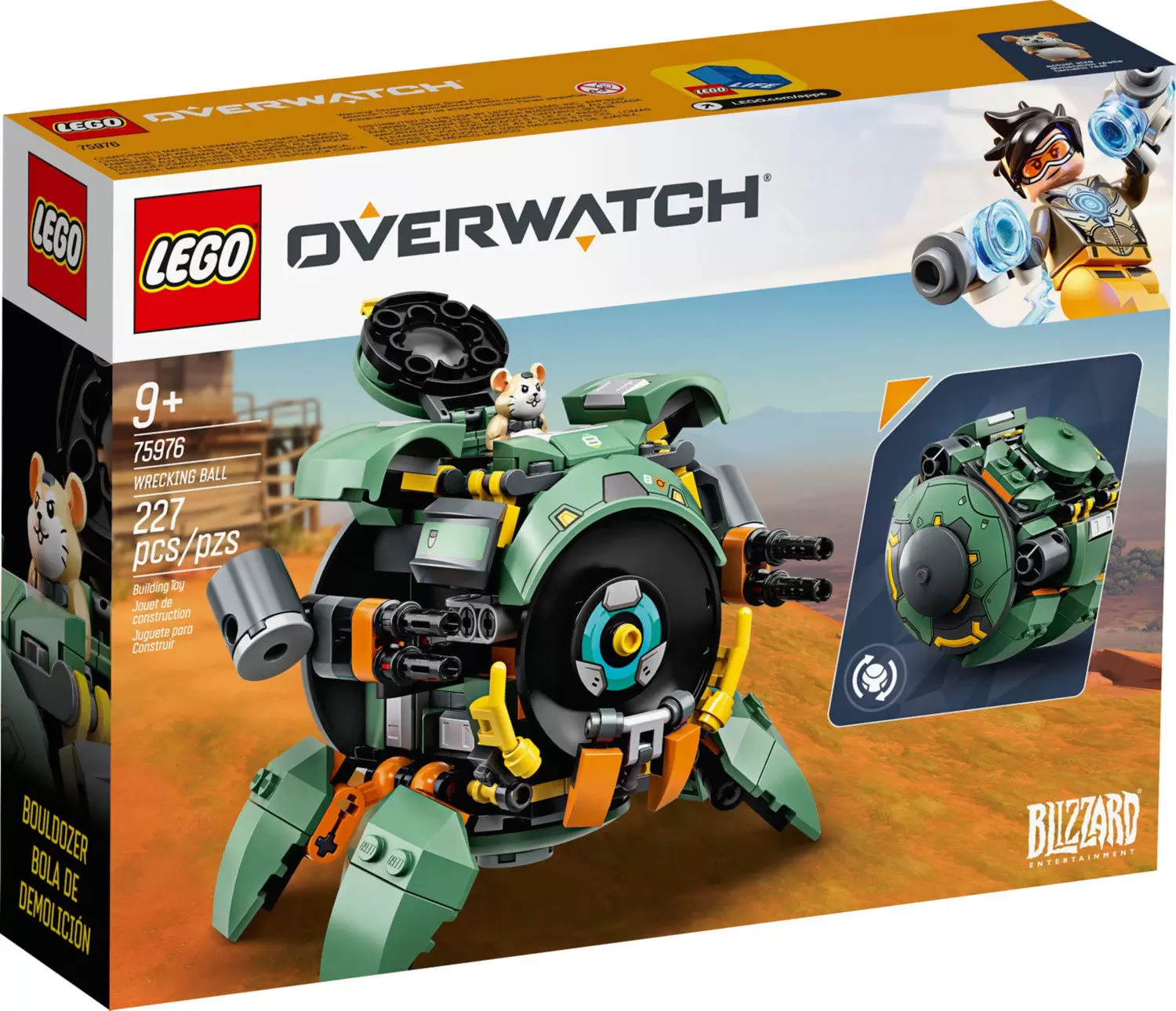 LEGO Overwatch - Wrecking Ball (Bouldozer)