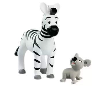 Les Animaux de la Savane - Le Caméléon + Le Papa Zèbre + Le Bébé Koala