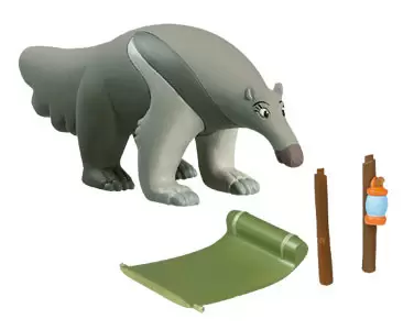 Les Animaux de la Savane - Le Fourmilier + Le Papa Fourmilier + La Tente du Ranger