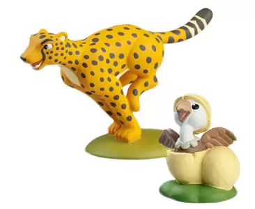 Les Animaux de la Savane - Le Guépard + Le Papa Guépard + Le Bébé Vautour