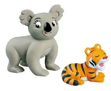 Les Animaux de la Savane - Le Koala + La Maman Koala + Le Bébé Tigre