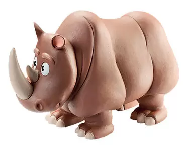 Les Animaux de la Savane - Le Rhinocéros + Le Papa Rhinocéros