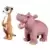 Le Suricate + La Papa Suricate + Le Bébé Hippopotame