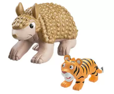 Les Animaux de la Savane - Le Tatou + Le Papa Tatou + Le Bébé Tigre
