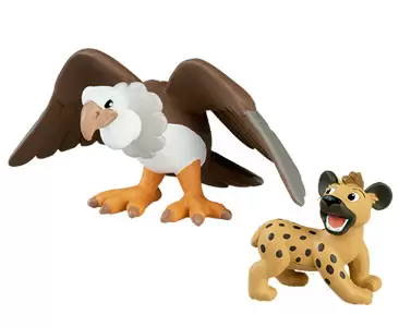 Les Animaux de la Savane - Le Vautour + Le Papa Vautour + Le Bébé Hyène