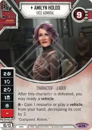 Sparks of Hope - Amilyn Holdo - Vice Admiral