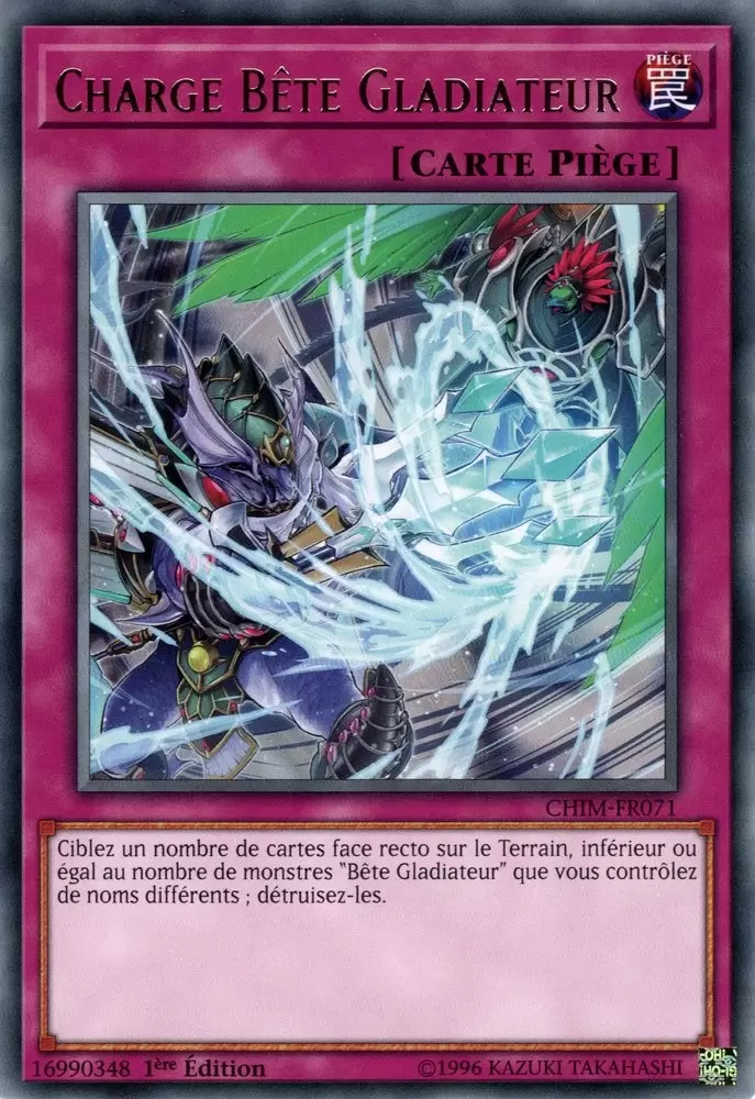 Impact du Chaos CHIM - Charge Bête Gladiateur